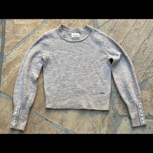 Abercrombie & Fitch sweater light pink cute sz S